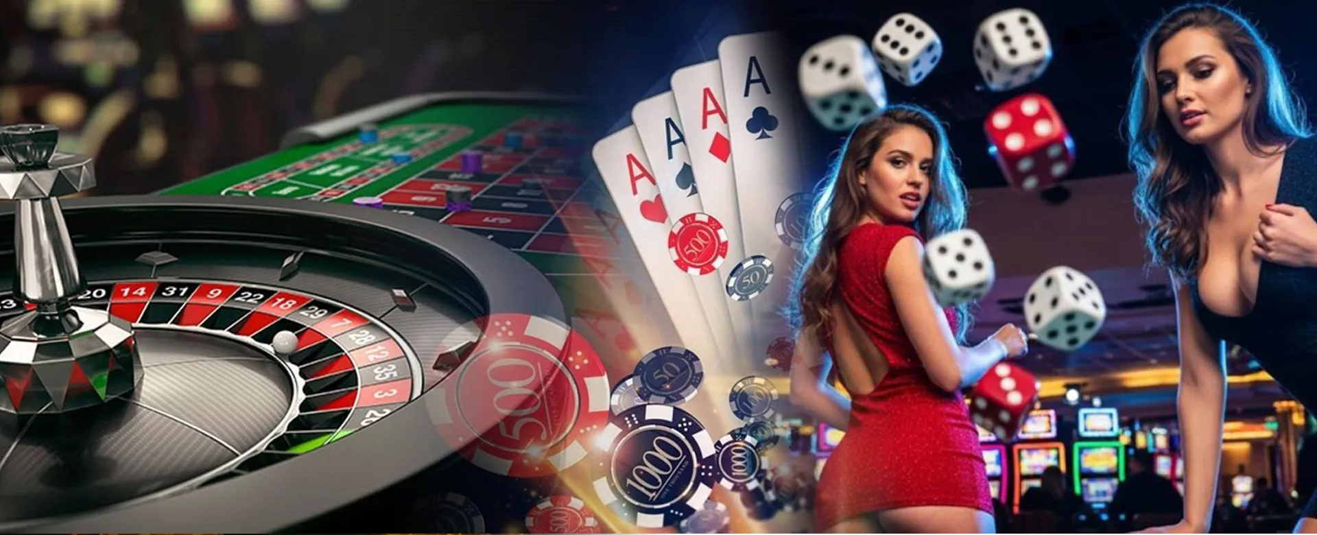 Exciting online casino games background at 55 Vipjili
